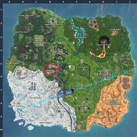 what are hot spots in fortnite